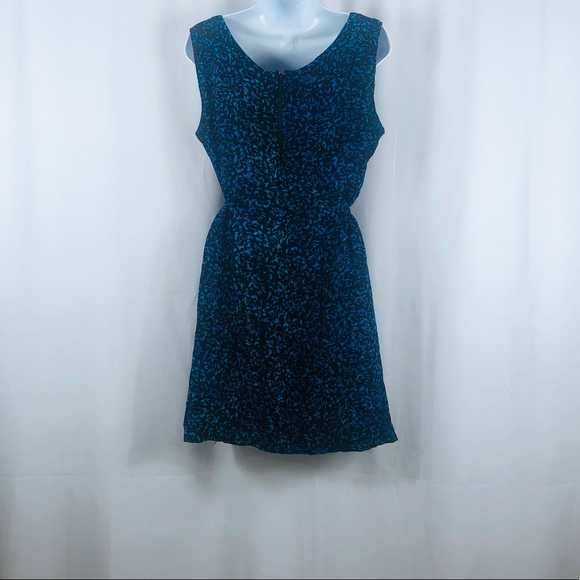 Kimberley’s Travels Rayon patterned sleeveless mini shift dress L - Picture 2 of 15